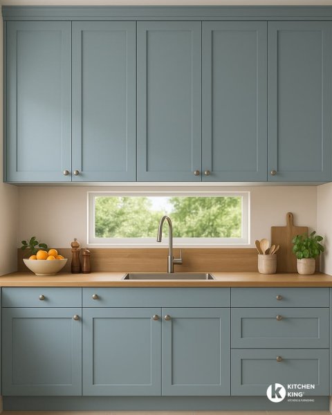Scandinavian-style monochromatic kitchen